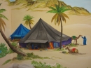 Een bedoeinen tentenkamp.
